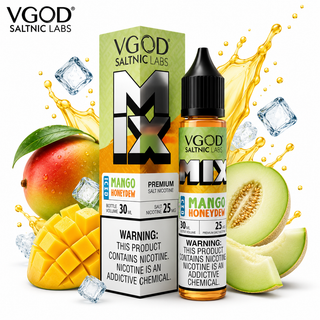 سالت ویگاد میکس انبه عسلی یخ VGOD Mix Iced Mango Honeydew SaltNic E-Liquid 30ml