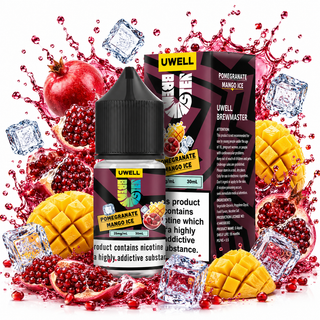 سالت انار انبه یخ کمپانی یوول | Uwell Salt Pomegranate Mango Ice 30ml