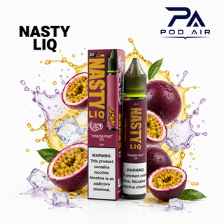 سالت نستی لیک پشن فروت آیس Nasty Liq Passion Fruit Ice 20ml