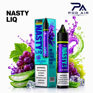 سالت نستی لیک آلوئه ورا انگور Nasty Liq Aloe Grape 30ml