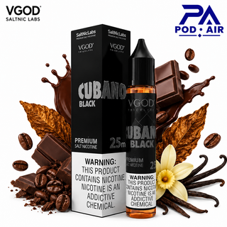 سالت نیکوتین کوبانو بلک VGOD Cubano Black حجم 30 میلیلیتر