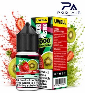 سالت توت فرنگی کیوی کمپانی یوول | Uwell Salt Strawberry Kiwi 30ml