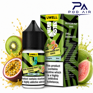 سالت کیوی پشن فروت گواوا کمپانی یوول | Uwell Salt Kiwi Passion Fruit Guava 30ml