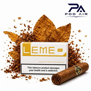 سیگار آیکاس لمه گلد تنباکو LEME GOLD Cigar Tobacco با طعم اصیل سیگار برگ، رایحه تنباکوی طبیعی