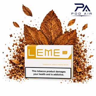 خرید فیلتر سیگار آیکاس لمه آمبر با طعم تنباکوی غنی و رایحه کلاسیکLEME Amber Option