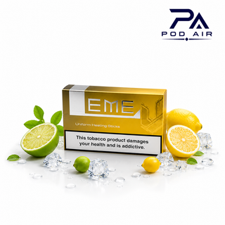 فیلتر سیگار آیکاس ایلوما لمه زرد TEREA Leme IQOS ILUMA Yellow با طعم لیموی تازه، رایحه مرکباتی شاداب و سازگاری کامل با دستگاه IQOS ILUMA