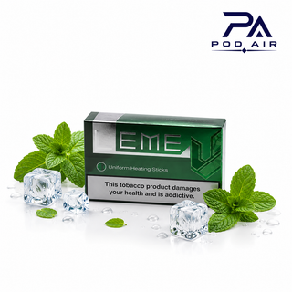 فیلتر سیگار آیکاس ایلوما لمه سبز TEREA Leme IQOS ILUMA Green با طعم نعناع خنک، رایحه تازه و سازگاری کامل با دستگاه IQOS ILUMA