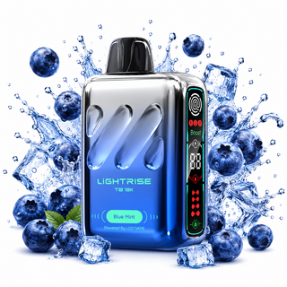 پاد یکبار مصرف لاست ویپ لایت رایز 18000 پاف طعم بلوبری یخ Blue Mint